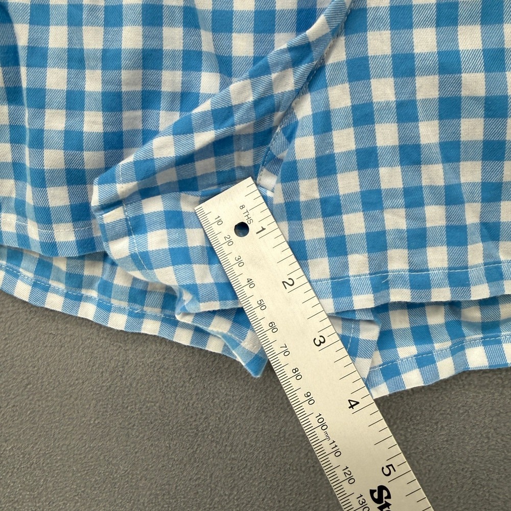 NWT Universal Thread White‎ V-Neck Tee & Colsie Gingham Pajama Shorts Set Small - Picture 12 of 15